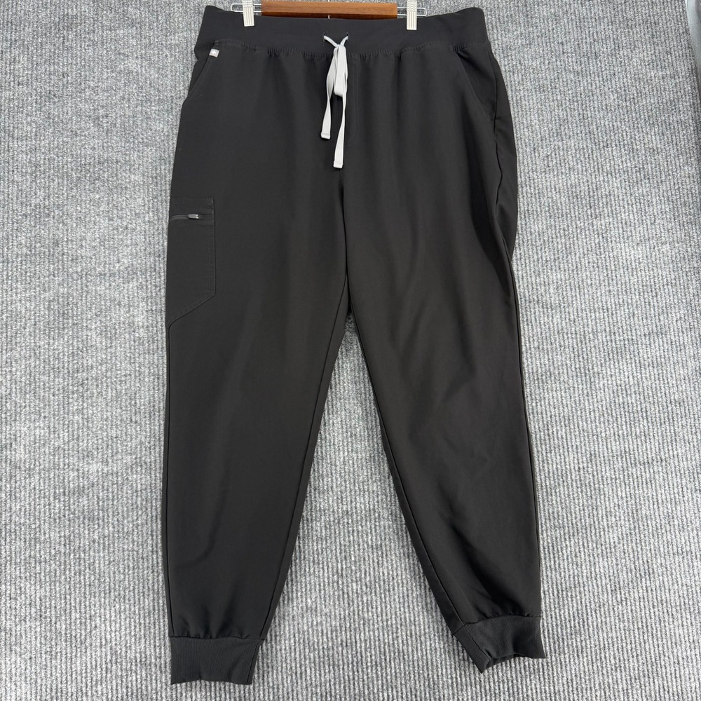 Figs Technical Collection Zamora jogger scrub pants XXL plus size black 1000207
